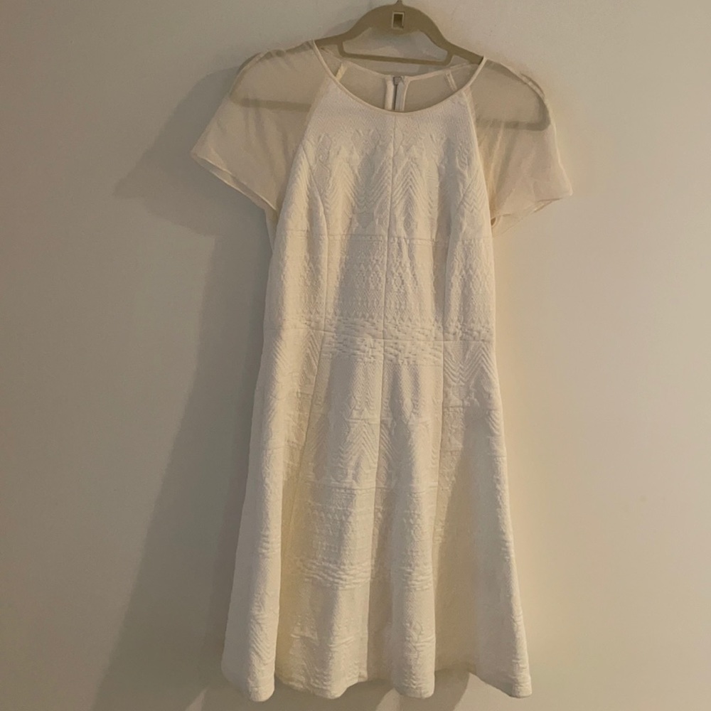 NWT Rebecca Taylor White Dress | Size 8